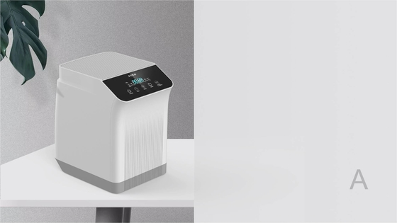 Domowy filtr powietrza PM2.5 Filtr Hepa i filtr węglowy z cyfrowym wyświetlaczem