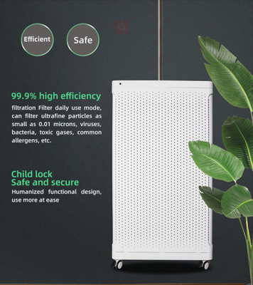 5 w 1 H13 True HEPA UV HEPA Oczyszczacz powietrza do dużego pokoju 5500 stóp kwadratowych